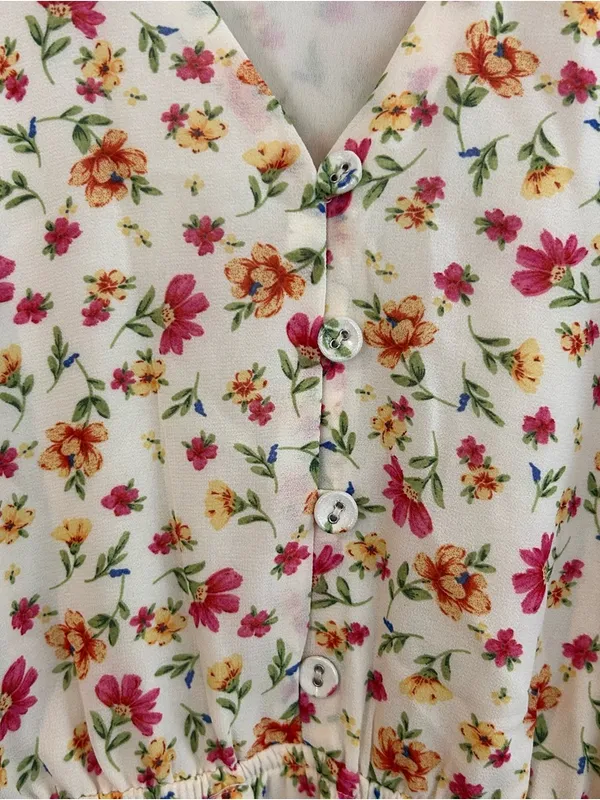 Lost + Wander Love in Bloom Floral Ruffle Mini Dress mini dress - Image 8