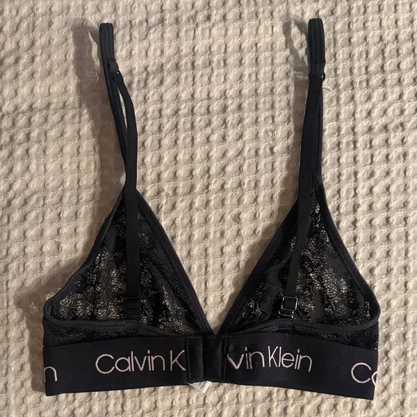Calvin Klein Black Lace Bralette - Image 4