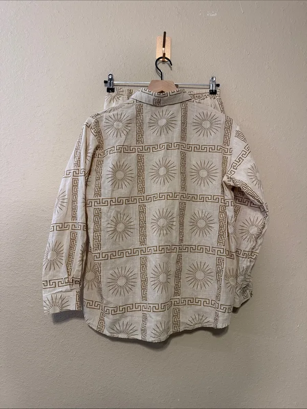 Petal & Pup Penny Sun Geo patterned Short Set Size Small - Image 9