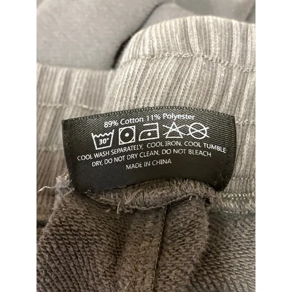 DFYNE Women's Gray High Rise Pull On Tapered Athletic Jogger Sweat Pants Size S - Image 5