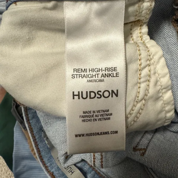 2026 | Hudson Remi High-Rise Straight Ankle Americana Light Wash‎ Jeans Women 24 - Image 6