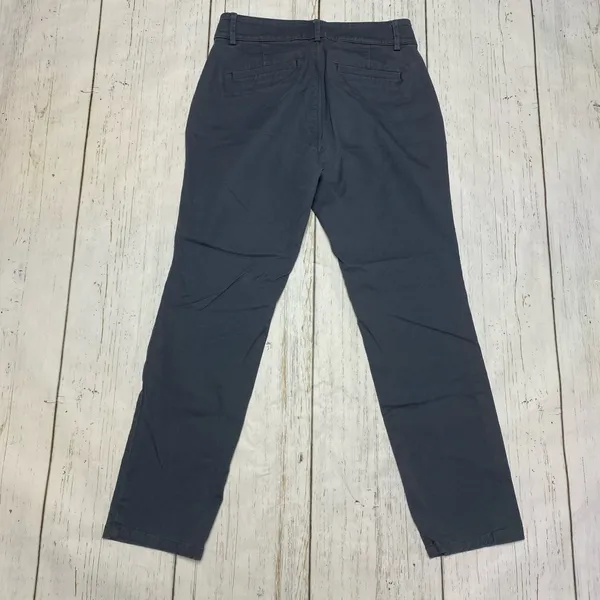 Ann Taylor Loft Working Core Roll Cuff Girlfriend Cut Twill Chinos Pants - Image 5