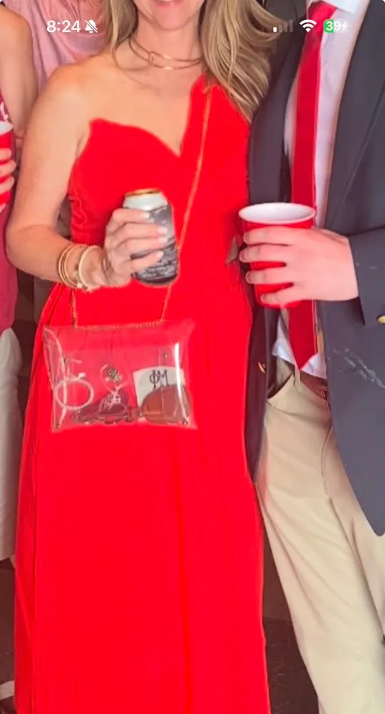 Red Dress Size M - Image 2