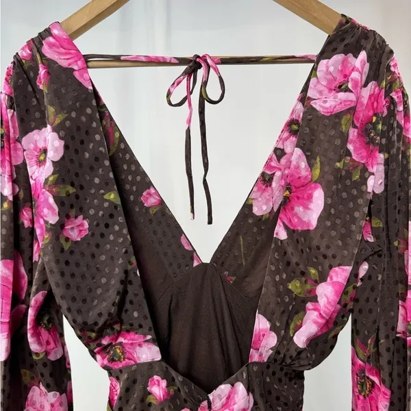 NWT Lovers + Friends Camden Mini Dress in Tessa Floral Multi Size Extra‎ Small - Image 8