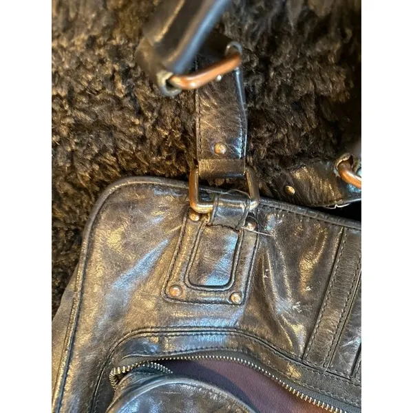 Charles David, black leather bag - Image 12