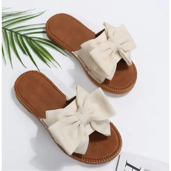 ✨Preppy Flat Slippers✨ Tan Size 8 - Image 6