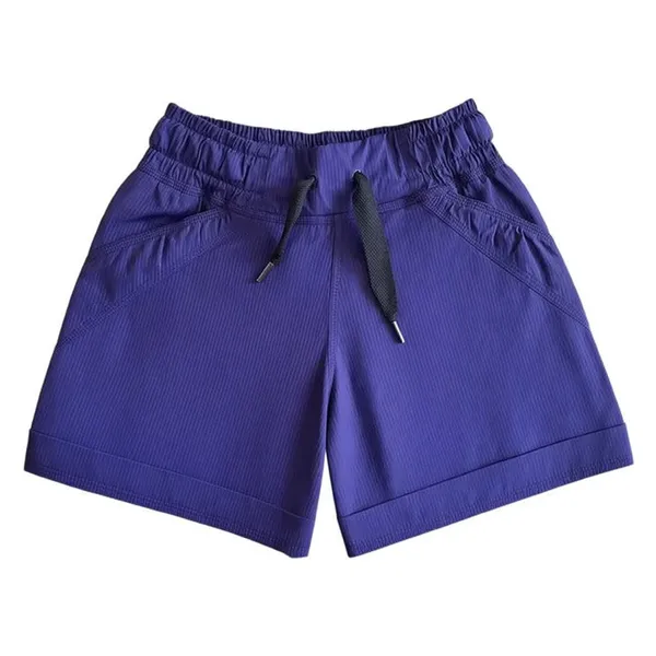 Lululemon Purple Paperbag Shorts, US4 - Image 3