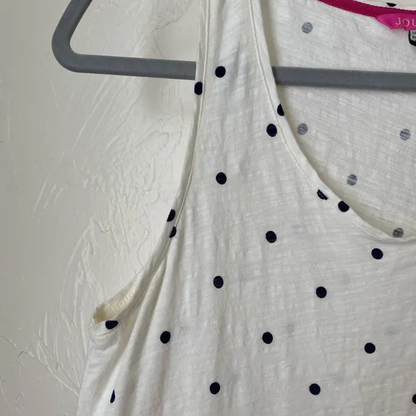 Joules polka dot floral tank top▪️size 6 - Image 3