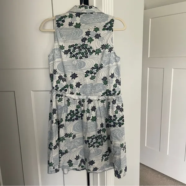 Tuckernuck Sleeveless Royal Shirtdress Province Breeze Floral‎ Print - Image 5