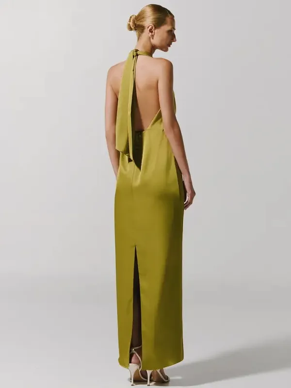 BAOBAB Guapi Maxi Dress Green Size M - Image 2
