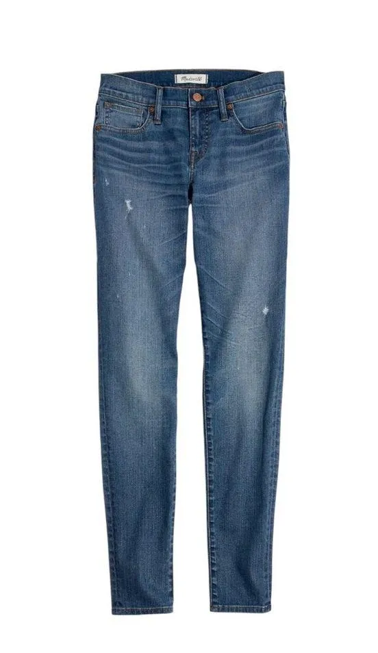 Madewell Medium Wash 8” Skinny Denim Jeans in Bellaire Women’s US 31 - Image 10