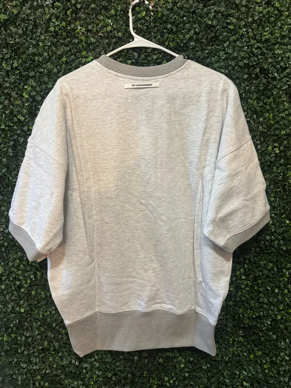FP MOVEMENT by FREE PEOPLE For The Win Short Sleeve Sweatshirt - Image 6