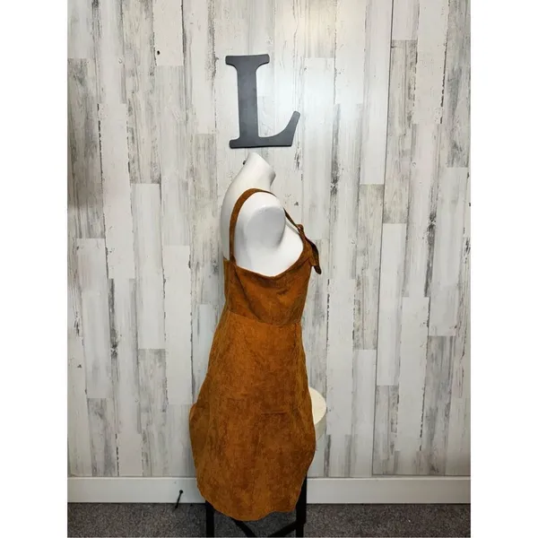 Brown dress size large Brown - Image 2