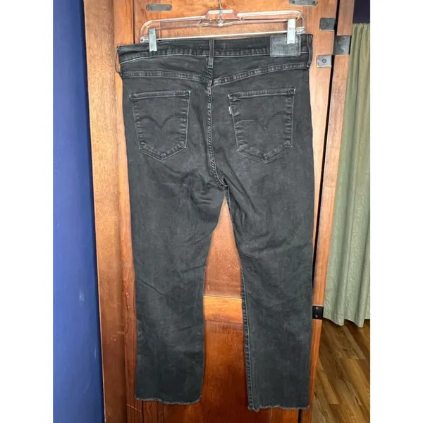 Levi’s 315 Womens Shaping Bootcut Jeans 32 Black Wash Mid Rise Western Festival - Image 4