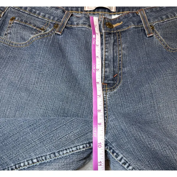 Levi Strauss Signature Womens Size 10 Short Bootcut Jeans Blue Stretch Denim - Image 10