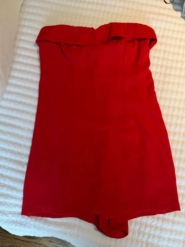 Red Romper/Dress Princess Polly  - Image 4