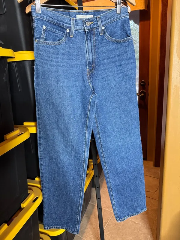 Levi’s 94 Baggy Jeans Women’s 27x31 Medium Wash Straight Leg High Rise Vintage - Image 7