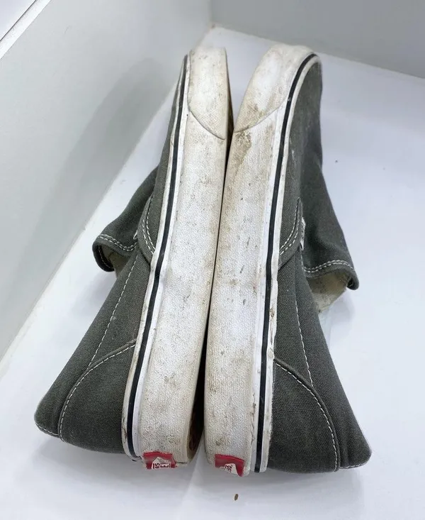 Vans Charcoal Slip Ons | M6.5/W8 - Image 7