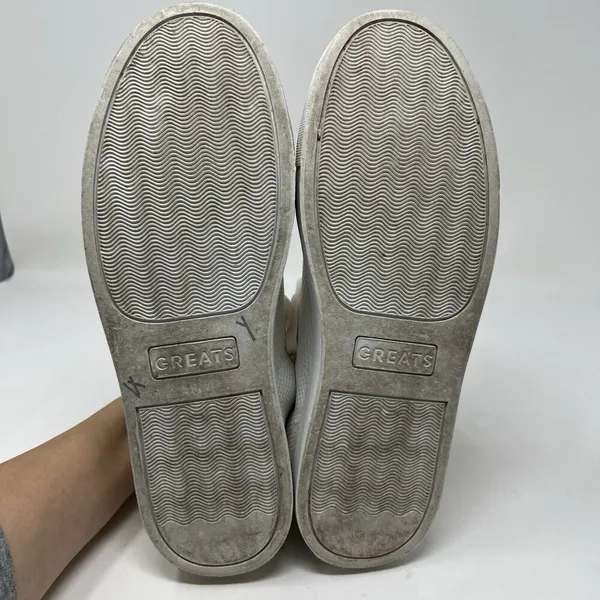 Greats Brooklyn The Royale Knit 2.0 White Grey Low Top Sneakers Women's Size‎ 10 - Image 12