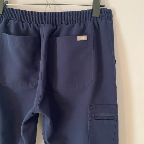 FIGS Navy Blue Yola Straight Leg Scrub Pants Uniform Nurse Dr Women's size Small - Image 6