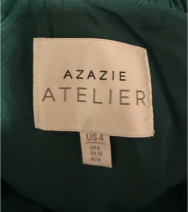 Azazie pleated maxi dress - Image 4
