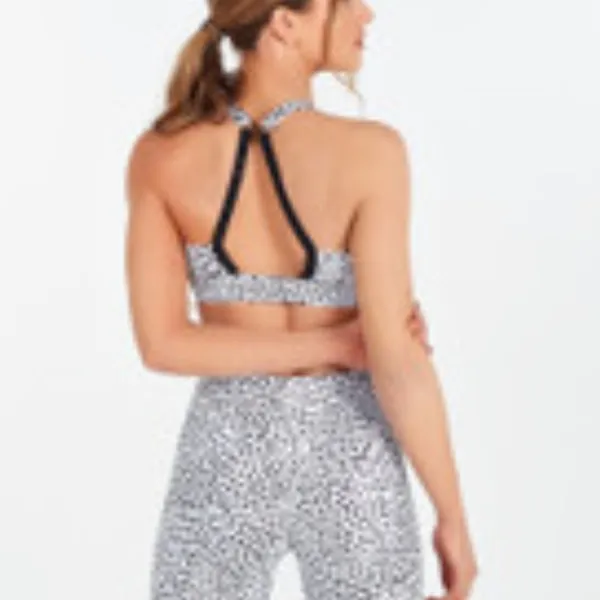 Physiq Apparel Speckled Printed Leggings/Bra Set - Image 5