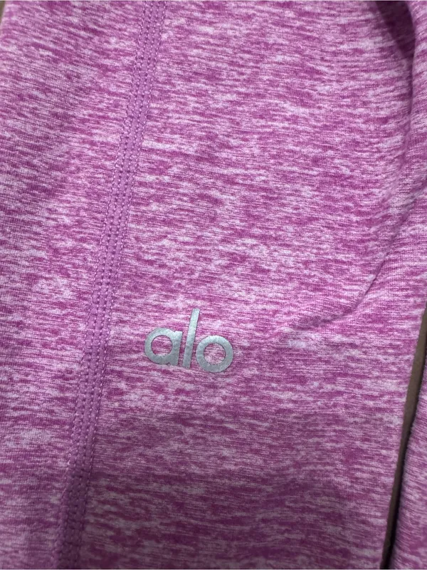 Alo Size XXS Alosoft Lounge Legging Pink - Image 3