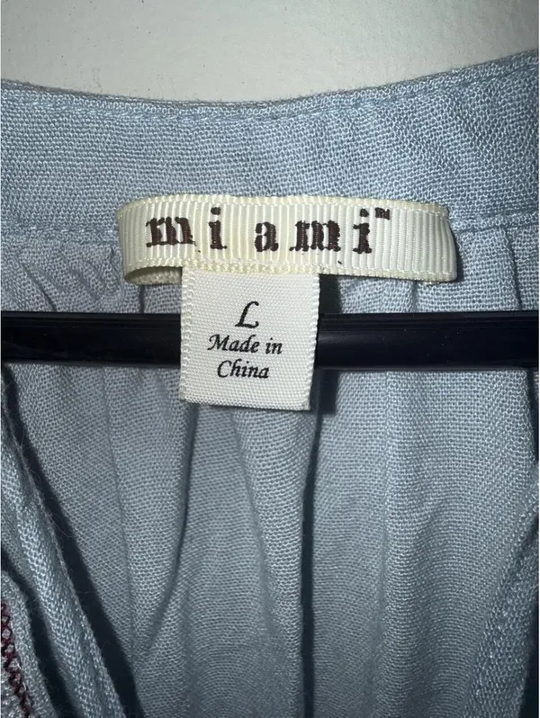 boutique brand miami embroidered tassle dress - Image 3