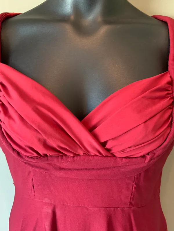 Sleeveless Dress Red Size XL - Image 2