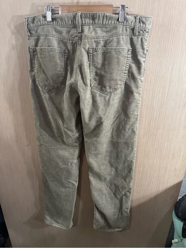 Women’s Gap Sexy Boyfriend Tan Corduroy Jeans Size 28 - Image 2