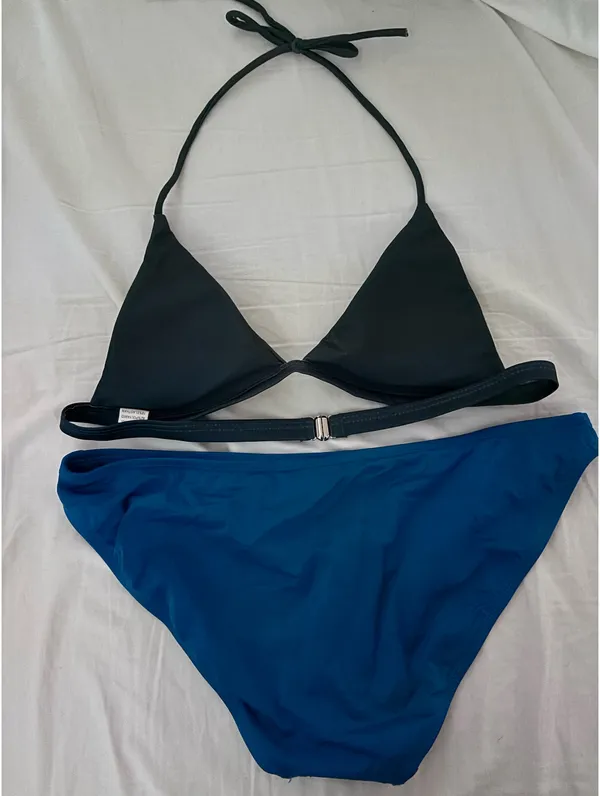 Triangle Top Bikini Blue - Image 4