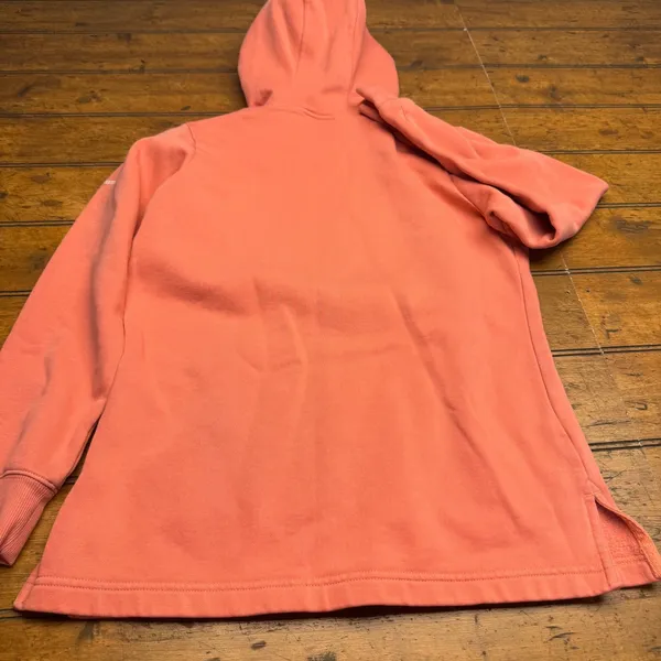 Columbia Sportswear Coral‎ Pink Logo Pullover Hoodie Sweatshirt Women XS - Image 6