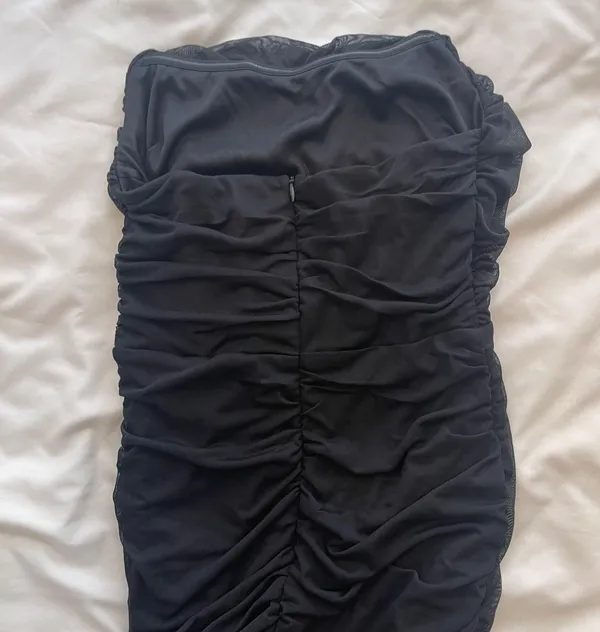 NWT Black Mesh Bodycon Dress - Image 5