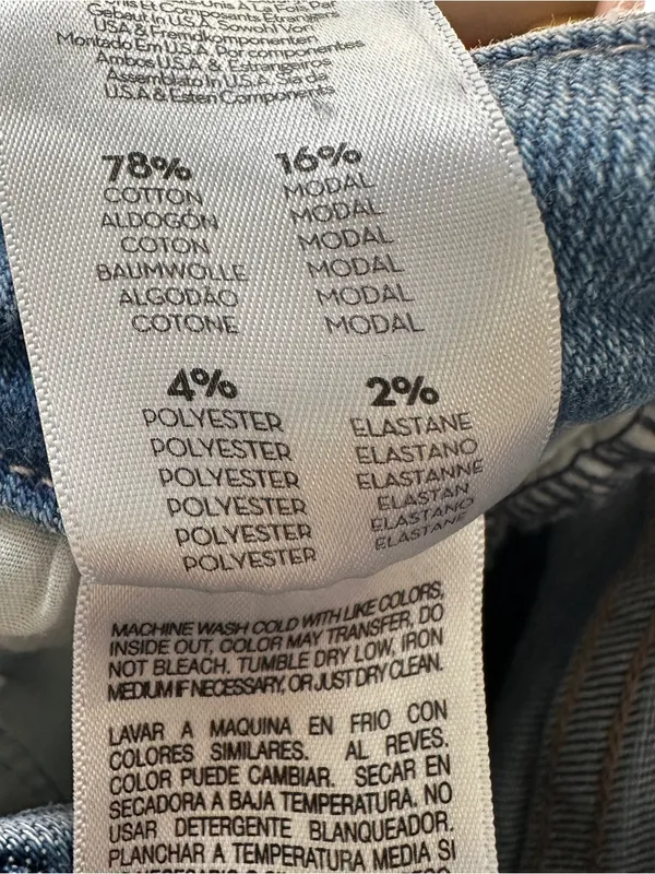 MOTHER The Roller Fray Wide Leg Jeans in Fan Favorite Sz 28 - Image 13