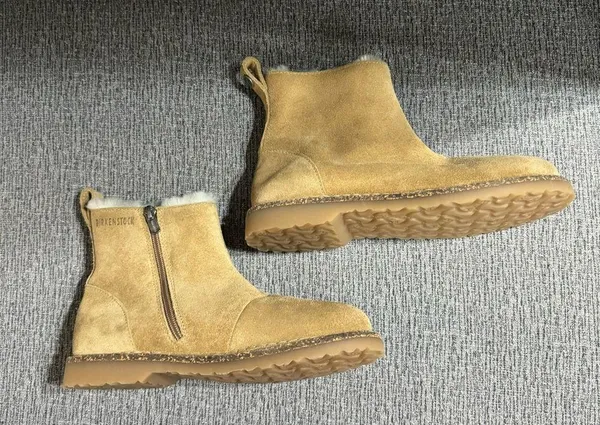 Birkenstock Melrose Genuine Shearling Booties - Image 8
