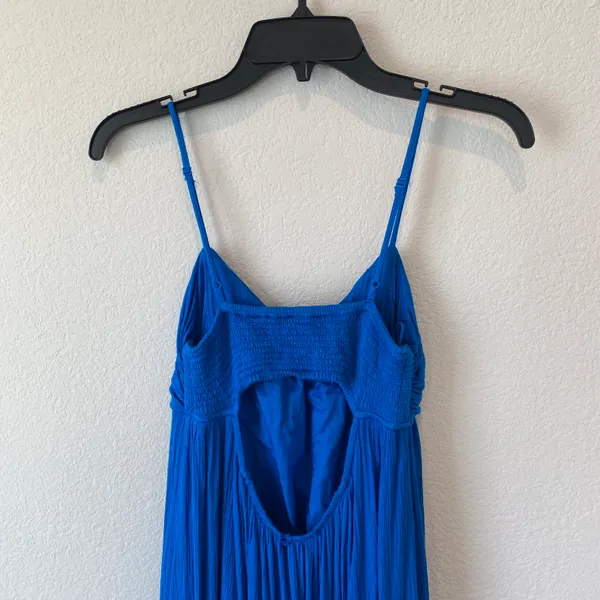 Free People Royal Blue Mosaic Maxi Dress Size XS - Image 7