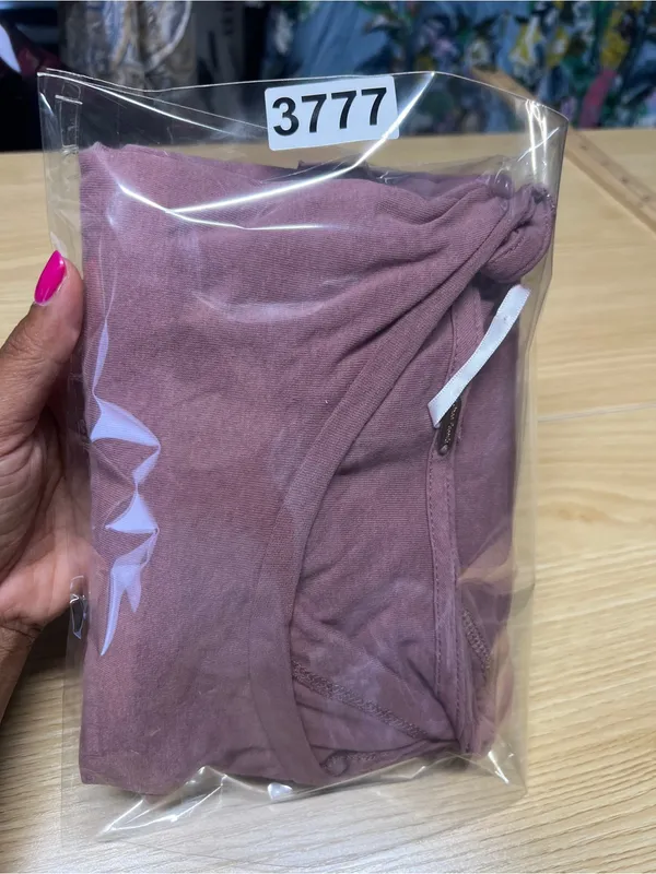 Free People Dusty Rose Sequin-Sleeve Pocket Long Sleeve Tee - Image 12