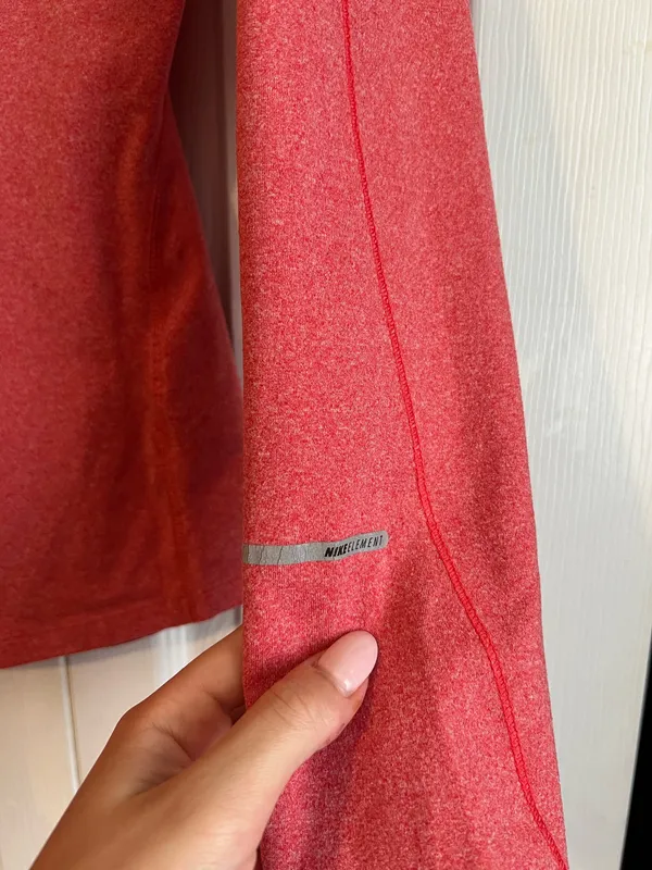 Nike Red Long Sleeve Dry Fit top - Image 2