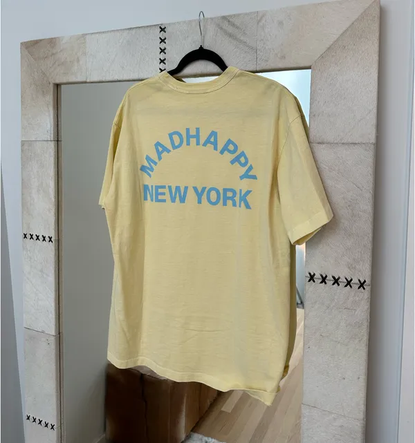 Madhappy New York Yellow Tee Shirt - Image 4
