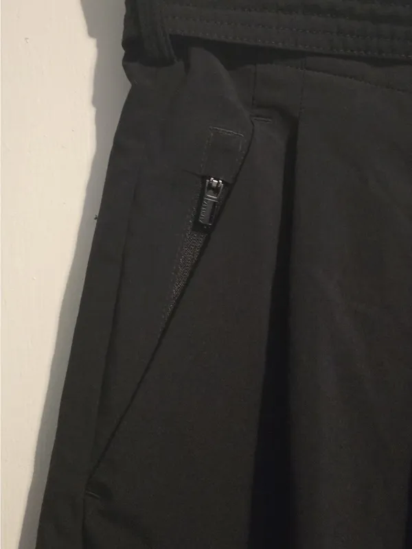 Athleta Black High-Waist Paperbag Tie Shorts - Image 4