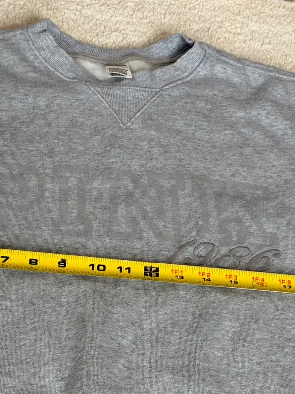 Victoria’s Secret PINK 1986 Sweatshirt Grey Medium Womens NWOT - Image 5