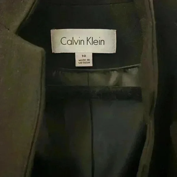 Calvin Klein black blazer size 10 - Image 2