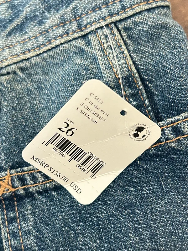 We The Free People Izzy Low Rise Flare Jeans Womens 26 NEW $138 - Image 5