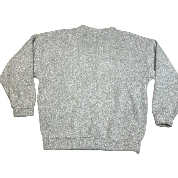 Americana USA Vintage Sweatshirt Women's Size‎ Large Gray 4th July All American - Image 5