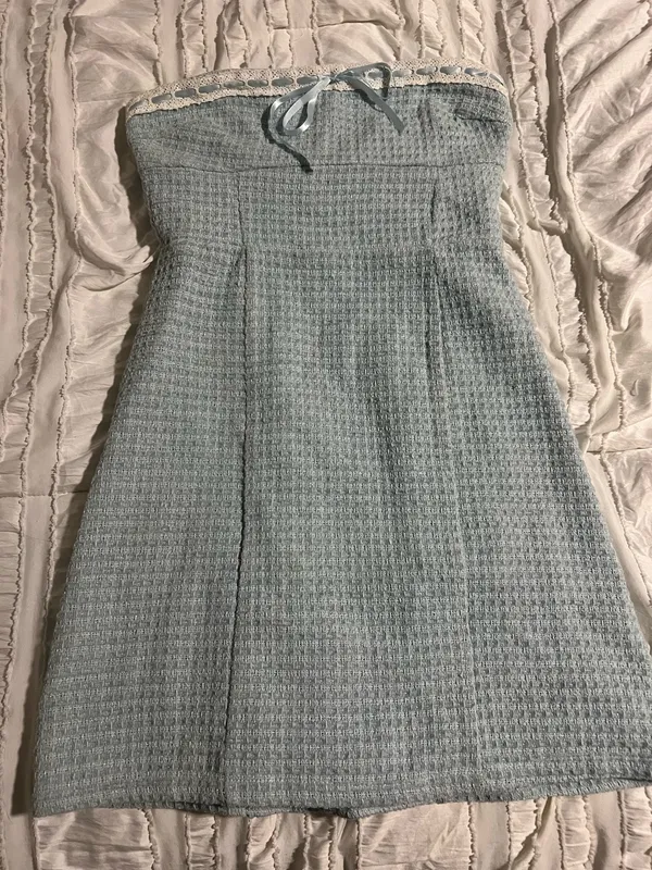 Altar'd State Mini Dress Blue - Image 3