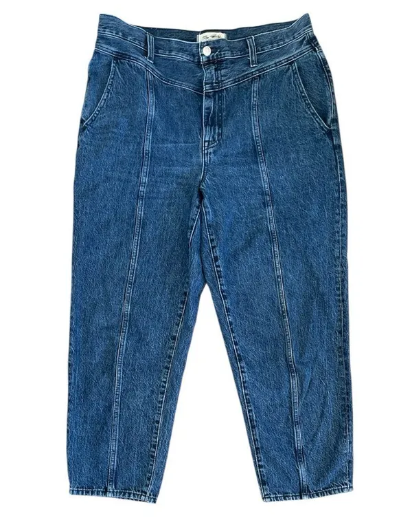 Madewell Ballon Jeans In Stanford Wash Size 30 - Image 4