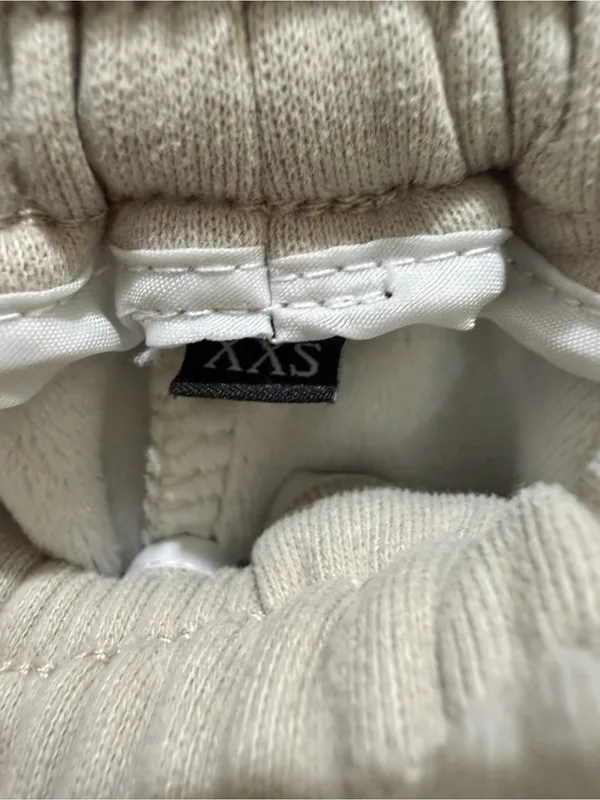 White Fox Boutique Taupe Drawstring Joggers - Image 4