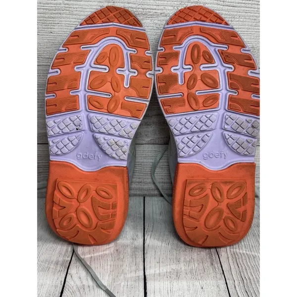 G Defy Gravity Defyer Women's 9.5 Mighty Walk Shoes Mint/Purple - Image 10