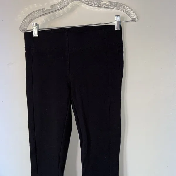 Loft Outlet Womens Black High Waisted Ponte Knit Leggings‎ Size XS Pants - Image 3