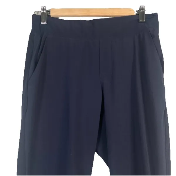 ATHLETA‎ Brooklyn Ankle Pants Black Pull On Women’s Size 4 Sporty Athleisure Run - Image 2